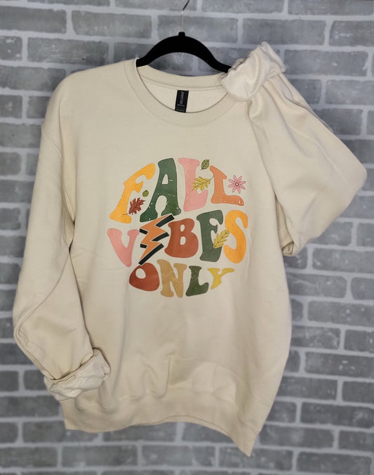 Fall Vibes Only Crew Neck