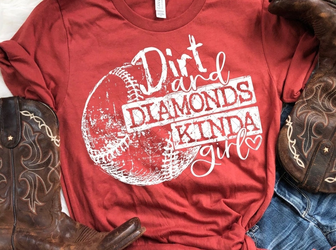Dirt and Diamonds Girl Graphic Tee