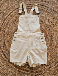 In the Clouds Judy Blue Overall Shorts