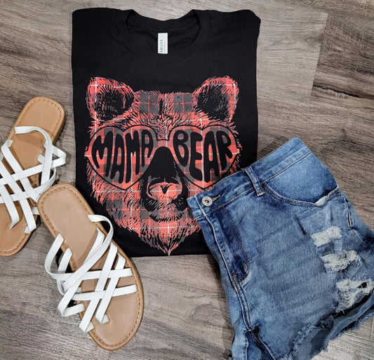 Mama Bear Grizzly Graphic Tee