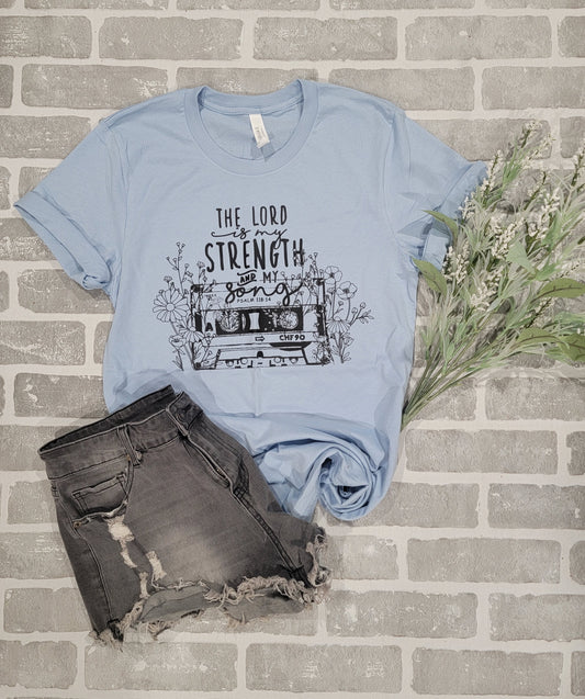 The Lord is my Strength Graphic Tee