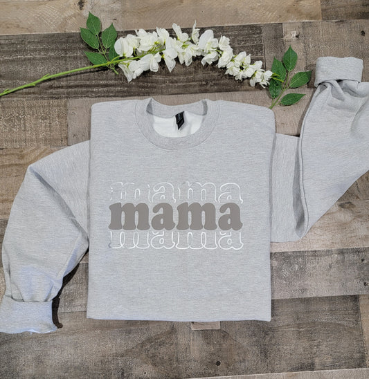 Mama Overlay Crewneck Sweatshirt